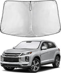 EcoNour Windshield Sunshade for Mitsubishi Outlander Sport 2011-2025 2026 | (Not Fit for Outlander) Sun Visor for Front Window Sun Shade Cover, UV Heat Protector, Car Accessories by EcoNour