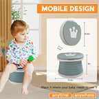 SunnySmile,Travel Potty,Car Potty for Toddler,Portable Toilet for Kids | Portable Toilet for Kids with 45 Liners,for Toddler Travel, Camping, Foldable, Indoor/Outdoor Use - Image 5