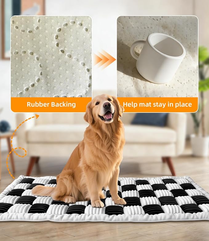 Dog Car Bed, Non-Slip Dog Seat Cover | Universal Back Seat Protector | Premium Chenille Comfort, Scratch Resistant, Silicone Backing & Machine Washable, Fits Most Cars, Trucks & SUVs - Image 6