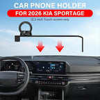 Car Phone Holder for Kia Sportage 2026 Accessories 12.3-in Screen | 2026 Kia Sportage Cell Phone Mount for Magsafe iPhone, 360° Hands-Free No Air Vent Blockage One-Hand Operation Stable Stand - Image 3