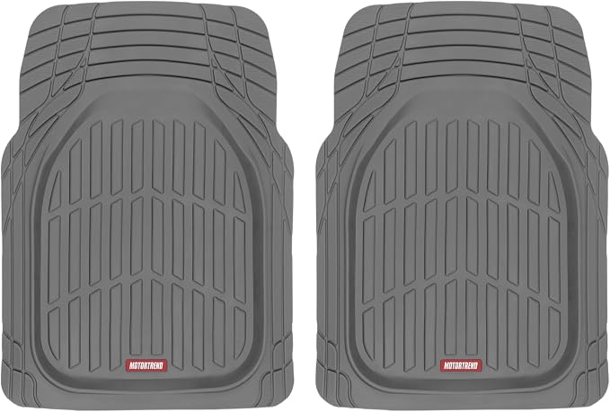Motor Trend (2) Car Seat Covers for Front Seats with (2) Trimmable Car Floor Mats – Universal Fit Auto Accessories for Cars, Trucks, SUVs, Vans – Interior Protection and Vehicle Interior Shield Combo - Image 6
