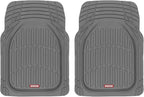 Motor Trend (2) Car Seat Covers for Front Seats with (2) Trimmable Car Floor Mats – Universal Fit Auto Accessories for Cars, Trucks, SUVs, Vans – Interior Protection and Vehicle Interior Shield Combo - Image 6
