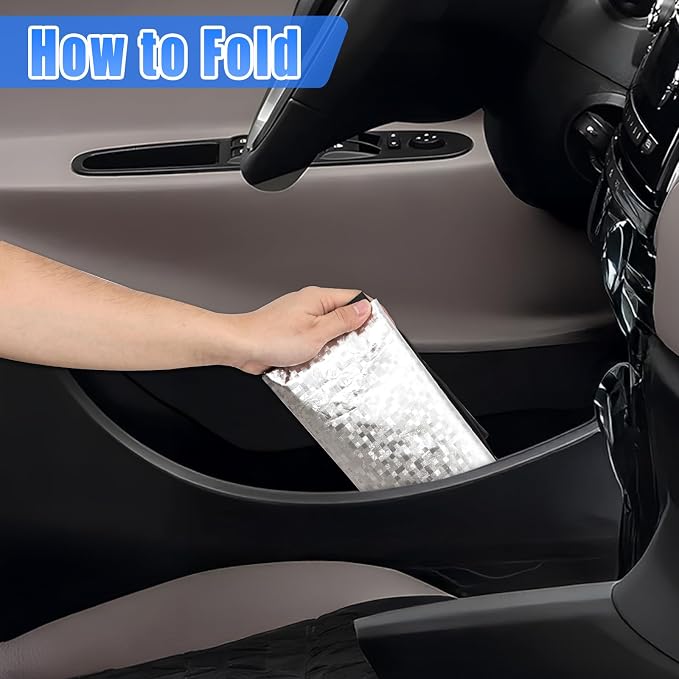 ZATOOTO Car Window Shades for Toyota RAV4 2019-2024,Baby Sleeping Camping | 4 Pcs Magnetic Car Window Covers, 100% UV Protection Foldable Privacy Curtains Side Window Sun Shade for Baby Breastfeeding - Image 6