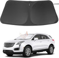 Windshield Sun Shade for 2017-2026 Cadillac XT5 Accessories | Full covered for windshield, Foldable & Durable, Block UV Rays, Reduce Heat, Easy to install, Keep Car Cooler by LHFLIVE