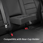 coverdream Custom Fit Corolla Hatchback Car Seat Covers for 2019-2024 2025 2026 Toyota Corolla Hatchback SE,XSE,Nightshade,Luxury Waterproof Leather Car Seat Protector (Full Set,Black) - Image 5