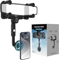 for Magsafe Car Mount, Rear View Mirror Phone Holder, Rotatable and Retractable Phone Holder for Car Compatible with iPhone 17/16/15/14/13/12 Series and Phones with Magsafe Case or Metal Ring by JDHDL