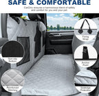 Dog Car Seat Cover for Back Seat - Waterproof Pet Hammock with Embedded Insert Door Protectors (XLarge for Crew Cab Truck with Fold‑Up Seat) - Image 3