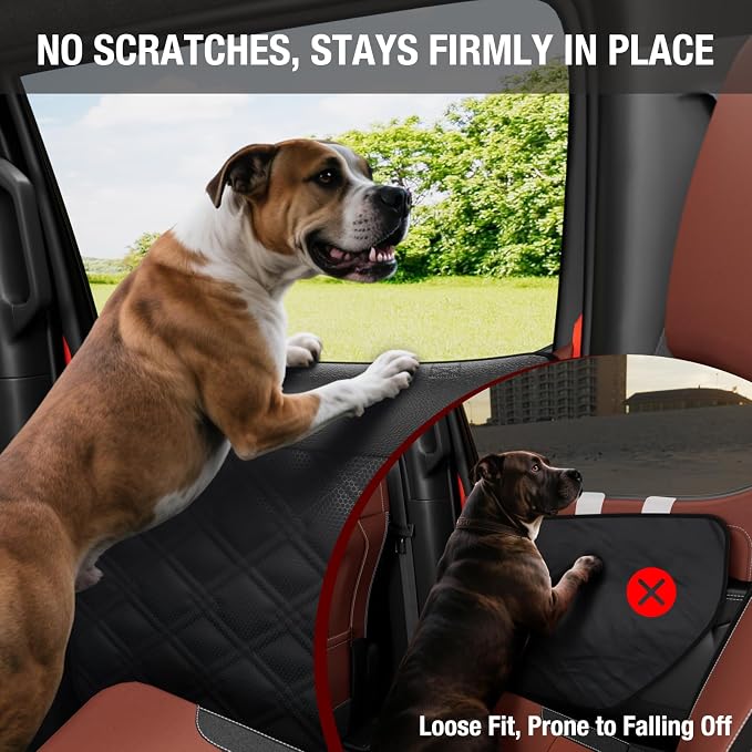Surfcabin Dog Car Door Protector: 20% Larger Design for Trucks & Large SUVs | Thickened Waterproof Fabric, 2 Packs Full Door Panel Covers, Protects Doors from Dog Scratching - Image 8