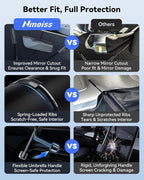 Nmoiss Windshield Sun Shade Umbrella [Vinyl Coating Heat Shield] Fit for 2013-2026 Hyundai Santa Fe, SE/SEL/XRT/Limited/Calligraphy Accessories, Protect Car from Sun Rays - Image 7