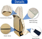 Waterproof Car Seat Cover for Front Seats, Protector for Cars SUVs Trucks, Sweat Towel Seat Covers Bucket for Gym,Workout,Beach,Hiking,Running and Swimming(Beige, 2PCS) - Image 3