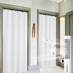 RYB HOME Curtains for Bedroom Living Room Dining Room Office 84 inches Long | Privacy Protection,Thermal Insulated,Sunlignt Heat Blocking,Drapes for Nursery Rental Room,W42 x L84,Pure White,2 Panels by RYBHOME