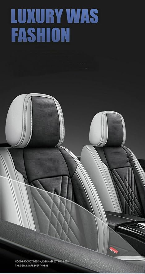for car seat Covers Non-Slip （E.g, for Tesl,for Mercedes-Benz,for BMW,for Audi, for Ford, for Honda, for Nissan,for Toyota,for Chevrolet,for Jeep.. (Black Blue) - Image 4