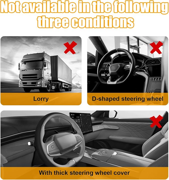 Dickno Car Steering Wheel Desk, Multipurpose Auto Steering Wheel Tray with Drink Holder, Steering Wheel Food Tray for Eating, Universal Vehicle Travel Accessories for Constant Travelers (Blue) - Image 5