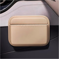 Car Seat Side Pocket Organizer, Mini Leather Auto Door Storage Bag Console Side Organizer, Multifunctional Seat Gap Pocket Storage Pouch for Phone Pen Key Sunglass (Beige) by Unknown