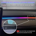 LED Car Ambient Lighting Strip for Tesla High Brightness with APP Control Multiple Colors and Car LED Strip Lighting Neon Lights for Model 3/Y (Dashboard) - Image 5