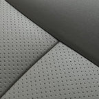 1 Pack Car Interior Luxury PU Leather Bench Seat Protector Rear Car Seat Cover Rear Seat Bottom Cover Fits 90% of car - for Seat Bottom Only(Dark Grey- Rear seat) - Image 3