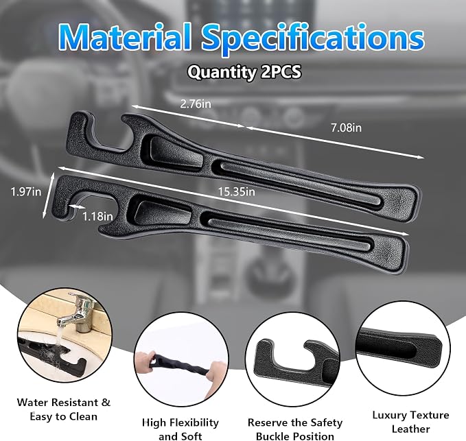 【Compatible with Toyota Tacoma】 Car Seat Gap Filler | No Drop Seat Guard Compatible with Toyota Tacoma Accessories Drop Seat Guards for Cars(2Pcs) Car Escape Tool(2Pcs) - Image 6