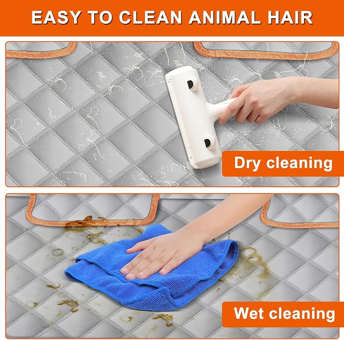 Dog Car Seat Cover for Mid-Size Truck, 600D Waterproof | for Toyota Tacoma/Hilux, Ford Ranger, Chevy Colorado/GMC Canyon, Nissan Frontier, Honda Ridgeline, Jeep Gladiator - Image 7