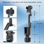 Cup Phone Mount for Car, Cup Phone Holder [2026 Upgraded] 20.5" Height Long Arm Phone Mount for Your Car/Truck/SUV Fit All 4.0-7.0in Smartphones iPhone, No Shake Design - Image 6