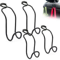 4 Pack Purse Hooks for Car SUV Truck Seat Front Back Organizer - 2*S + 2*L | Metal Hanger Headrest Holder for Handbag, Bag, Hardhat, Grocery Road Trip Must Haves Car Gadgets Accessories for Women by Idefair
