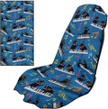 Horeset Piano Cat Car Towel Seat Cover Easy to Install Car Seat Cover Front Seats Only Soft Interior Accessories Sports Towel Seat Protection for SUV Trucks Cars Sedan Van by Horeset