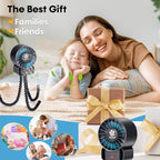 AMTIFO 2-Pack Stroller Fan for Baby: USB Rechargeable, Quiet, Adjustable & Portable - Ideal for Stroller, Crib, Car, Baby Gear - Up to 12 Hours Battery Life, Perfect for Hot Weather - Image 8