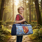 Harry Potter Gryffindor Kids Duffle Bag 16.5" – Travel & Sports Bag with Zipper Pocket, Mesh Sides & Strap - Image 4