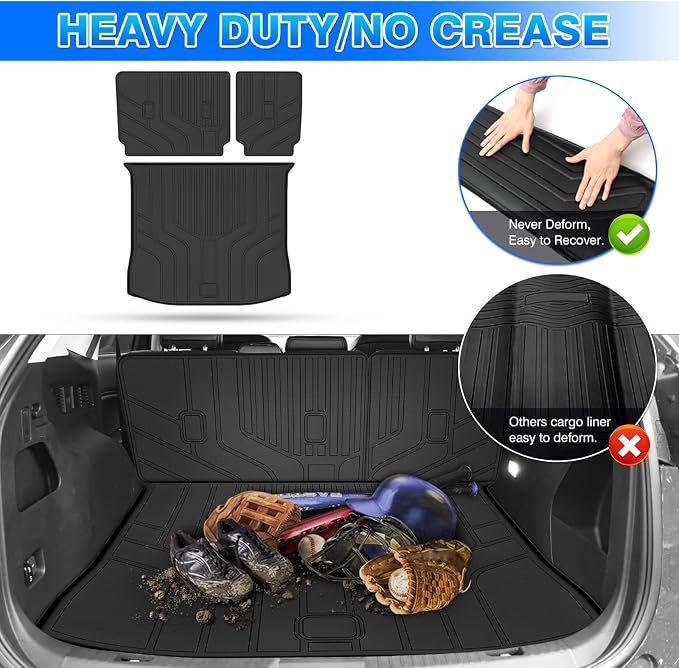 Cartist Cargo Mat Compatible with Ford Edge 2015-2024 Accessories Cargo Liner TPE All Weather Anti-Slip Odorless - Image 6