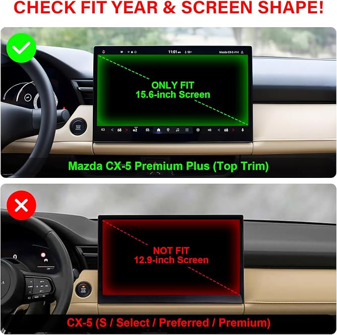 Dual-End Car Phone Holder for 2026 Mazda CX5 CX-5 Accessories 15.6 Screen | Strong Magnetic Cell Phone Mount for Magsafe iPhone, 360° Hands-Free No Air Vent Blockage Stable Stand, Only for Premium Plus - Image 2