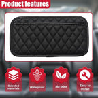 2PCS Car Side Pocket Organizer, Universal Waterproof PU Leather Auto Seat Gap Filler Storage Bag, Self-Adhesive Multifunctional Car Door Sunglasses Holder Pouch for Phone, Card (L) - Image 5