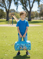 Bluey Kids’ Duffle Bag – Bluey & Bingo Travel Gym Bag with Adjustable Shoulder Strap, Mesh Side Pockets & Zipper Pocket - Image 2