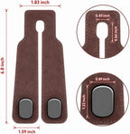 Universal Car Headrest Hooks Heavy Duty Suede Seat Organizer(Brown) | Keep your car organized with these heavy-duty suede hooks—the perfect spot for your purse, bags, and daily essentials - Image 2