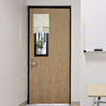 RYB HOME Classroom Door Window Cover, Blackout Door Curtain No Drill | Emergency Lockdown Shade for School Door Window, Room Darkening Block Views, Office Door Curtain, W8 x L36, 1 Panel by RYBHOME