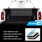D-Lumina Rear Tailgate Window Sun Shade for 2015-2025 Fo-rd F150 F250 F350 Accessories, Window Sunshade Sun Visor Protector Block UV Rays Heat (Not for Sliding Window), Foldable 2 Layers 210T Material - Image 6