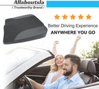 Allaboutsla Car Seat Cushion, Car Seat Cushions for Long Driving | Comfortable Memory Foam Driver Seat Cushion, Automotive Seat Cushions, Butt Pillow for Car,Truck, Office Chair, Black - Image 6