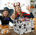 Halloween Ghost thriller basket,Empty Halloween basket,Horror and thriller decor,Trick or Treat Box for Boys and Girls,Horror decor(Magic Halloween) - Image 2