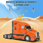 2 Pcs Side Window Sun Shade for Kenworth T680 T880 W990 11-26 | Fits T680E Semi Truck Day Cab & Sleeper, 6-Layer 210T Reflective Heat Blocker, Blackout Privacy Cover, Foldable - Image 8