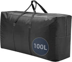 Extra Large travel duffel bag with Strong Handles, Waterproof duffel bag, Durable Zippers, Extra Large Storage Totes for Space Saving and Moving Supplies by Unknown