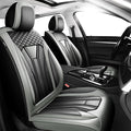 Fit Tundra Premium Leather Car Seat Covers for Toyota Tundra 2007-2025 2026 - Waterproof，Breathable，All-Weather Seat Cushion Protecto & Airbag Compatible, 2 Front Seat Gray&Black by Unknown
