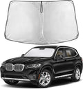 EcoNour Windshield Sunshade Compatible for BMW X3 2018-2024, 2025, 2026 | Including sDrive30i, xDrive30i, M40i, and Hybrid Trims, Sun Visor for Front Window Sun Shade Cover, Car Accessories by EcoNour