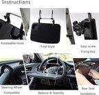 XINDELL Steering Wheel & Car Seat Tray - Universal Foldable Desk for Laptop, Food, Cup Holder - Portable Car Food Tray for Drivers, Kids, Road Trips - Fits All Vehicles - Image 5
