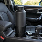 Car Cup Holder Expander for Large Bottles, Fits 32 oz to 40 oz Water Bottles and Handle Mugs, Secure Base for Most Vehicle Cup Holders, Durable ABS, Easy to Install, Durable ABS (Black) - Image 9