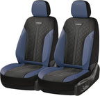 Coverado Seat Covers Front Seats, Leather Automotive Seat Covers 2-Pack, Mesh Breathable Auto Seat Protectors, Driver Seat Covers Universal Fit for SUV, Truck, Vans, Sedan - Image 6