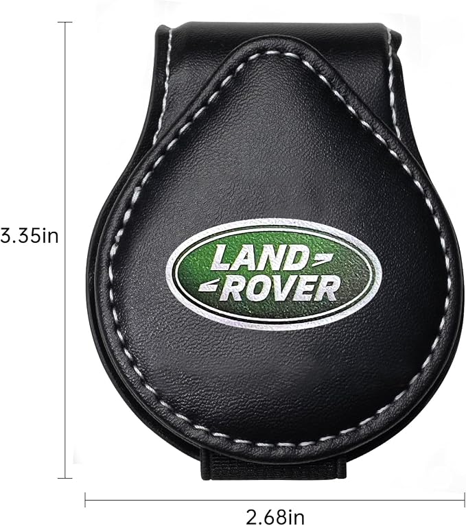 Car Sunglass Holder, Eyeglass Holder Fit Land Rover Discovery Range Rover Sport Defender Land Cruiser LR2 3 4, Sunglass Hanger Mount for Car Sun Visor, Interior Accessories, Black - Image 4