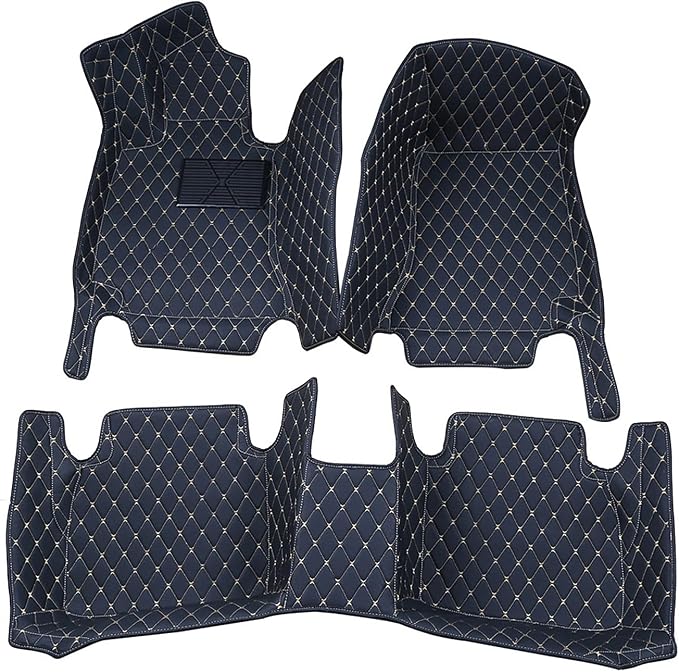 Car Floor Mat Compatible with Infiniti QX50 SUV 2013-2017 ONLY, Front & Rear Seat Floor Liner Black by ZYCHUANGYING