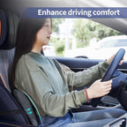 Cooling Lumbar Support Pillow for Office Chair,Memory Foam Car Back Cushion | Cool-Touch Lumbar Pillow Lower Back with Adjustable Straps, Ergonomic Chair Back Pillow for Office, Car, Gaming Chairs - Image 5