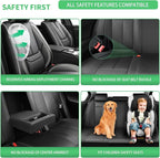 Fit Versa Car Seat Covers for Nissan Versa 2007-2024 2025 2026 -Upgraded Premium Waterproof & Breathable Leather,Airbag Compatible,All-Weather Seat Cushion Protector,2 Front/Black-Grey - Image 5
