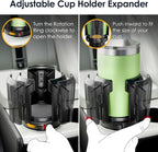 Cup Holder Expander, Cup Holder Expander for Car, Adjustable Cupholder for 2.6"- 4.8" Yeti, Hydro Flask, Nalgene, Takeya, Camelbak, Ramblers, Owala, Tumblers, Mugs, Bottles, with Sunglass Holder - Image 5