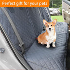 Honest Bench Dog Car Seat Covers with Side Flap,Dog seat Cover for Cars, Trucks, and Suv's - Waterproof & Nonslip Pet Seat Cover for Backseat - Image 8