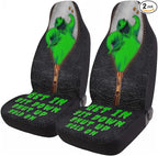 GENANY Nightmare Sack Car Seat Covers Set of 2, Breathable Front Seat Covers for Truck Sedan SUV, Horror Car Accessories, Horror Gift for Women Men by GENANY